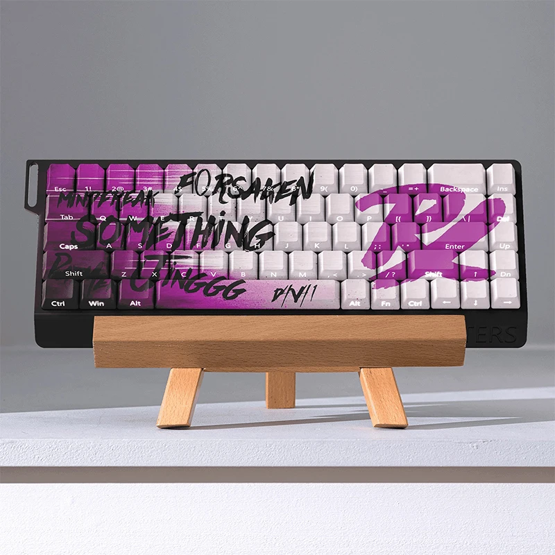 Valorant Team Side Engraved Keycaps Pbt Translucent Mchose/Wooting/Madcatz Made68 Custom Keyboard Accessories For Gamers