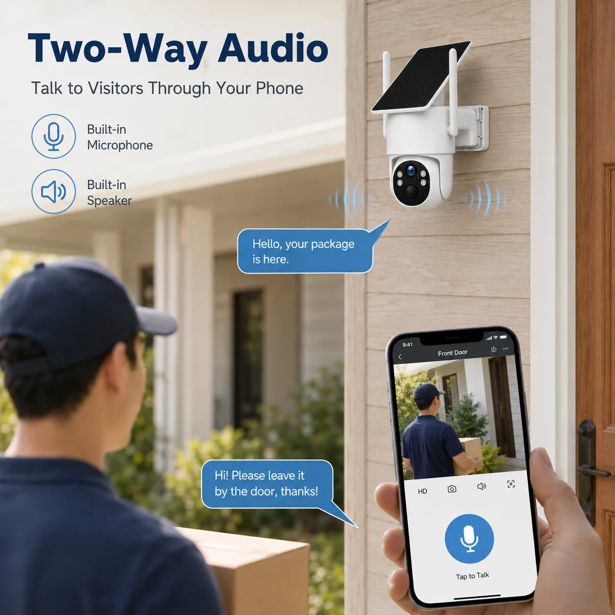 5MP Solar Powered PTZ Camera F - Panel Power Outdoor recension och pris