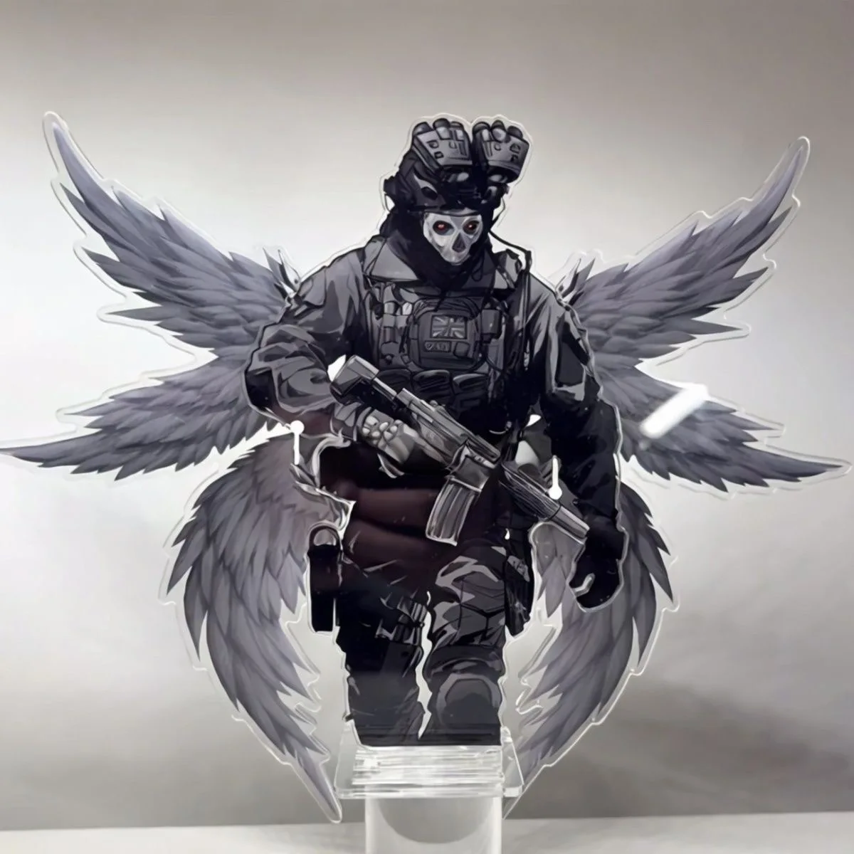 

Call of Duty аниме игра периферийные устройства призрак черный ангел акриловый косплей стоящее украшение подарок на день рождения Gu Zi