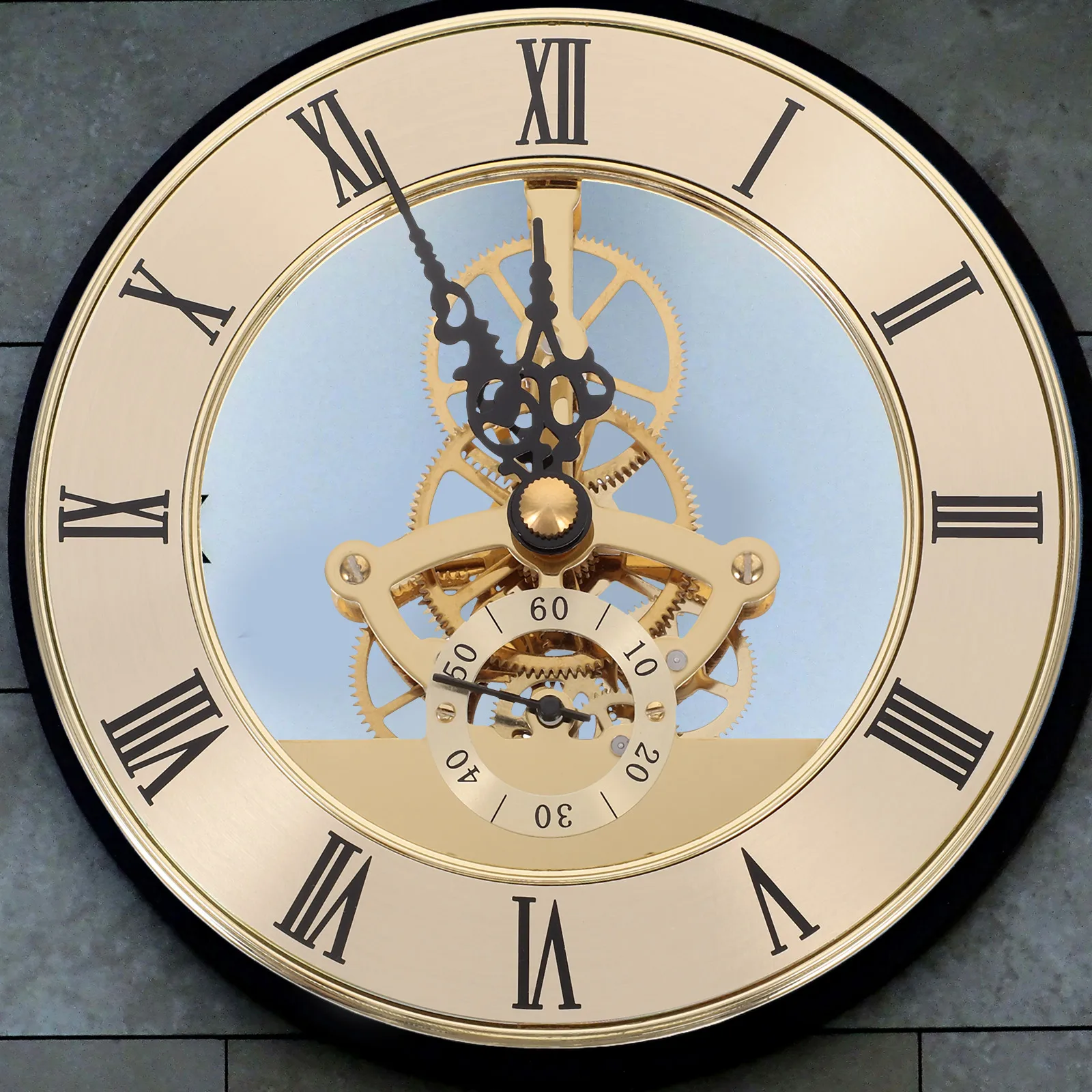 

Clock Movement Kit 126mm Zinc Alloy Mechanism Repair Parts Kits DIY Replacement Insert Decor Home Office