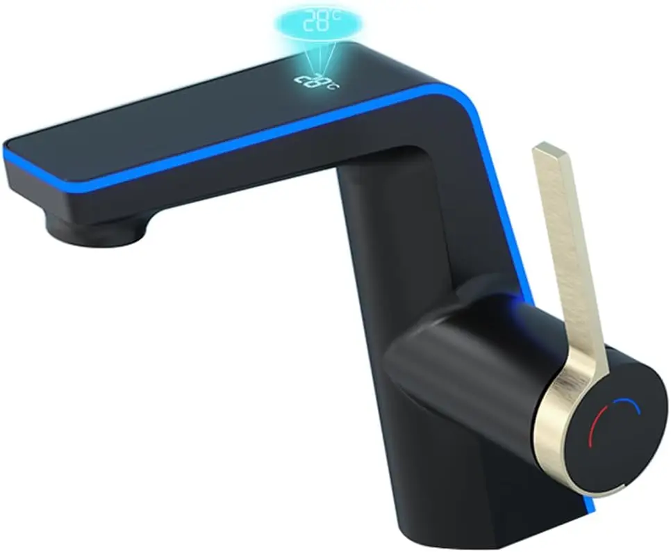 

Hydraulic automatic power generation display, water temperature icicle, water-cooled tropical atmosphere lamp, washbasin faucet,