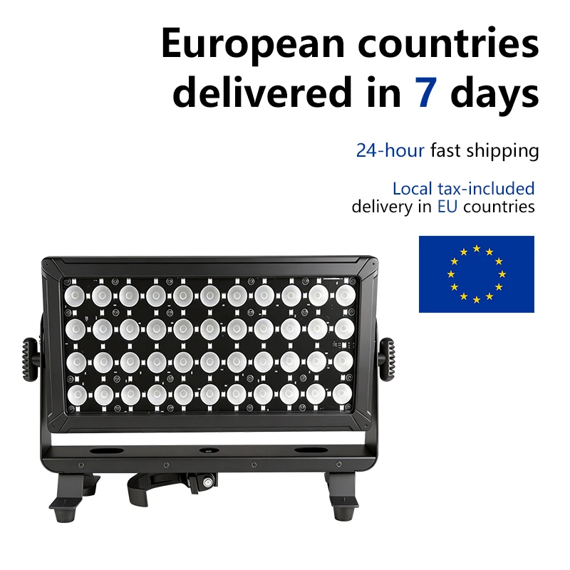 Światła DMX512 IP65 44x10W Pixel RGBW do użytku zewnętrznego, sterowanie jasnością, oświetlenie dla DJ-ów, dyskotek, wesel.