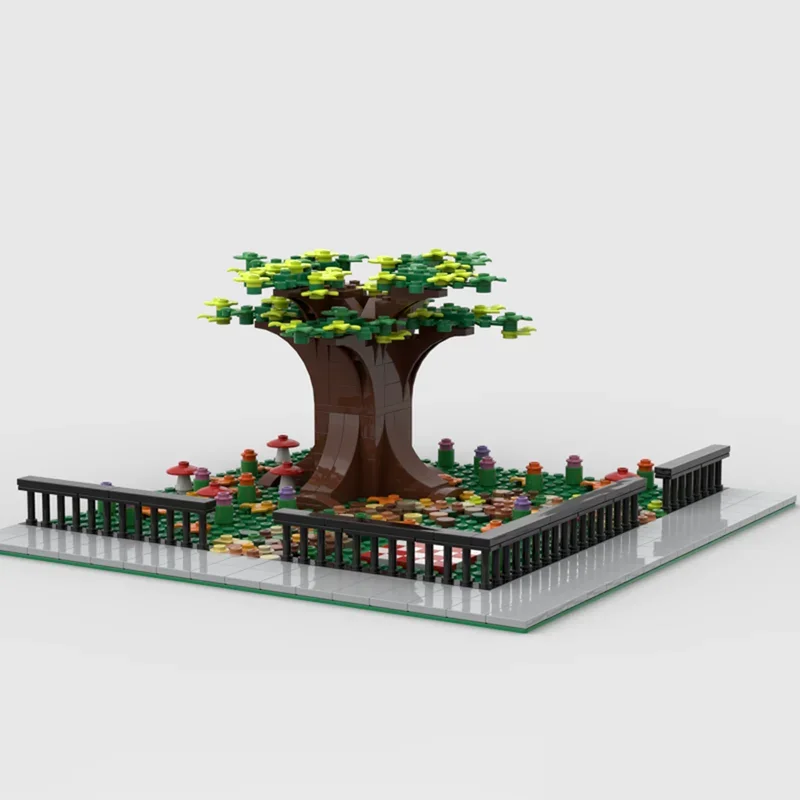 City Street View Model Moc Building Blocks City Park Model Technology Brick DIY Assembly Construction Holiday Set Toy Gifts