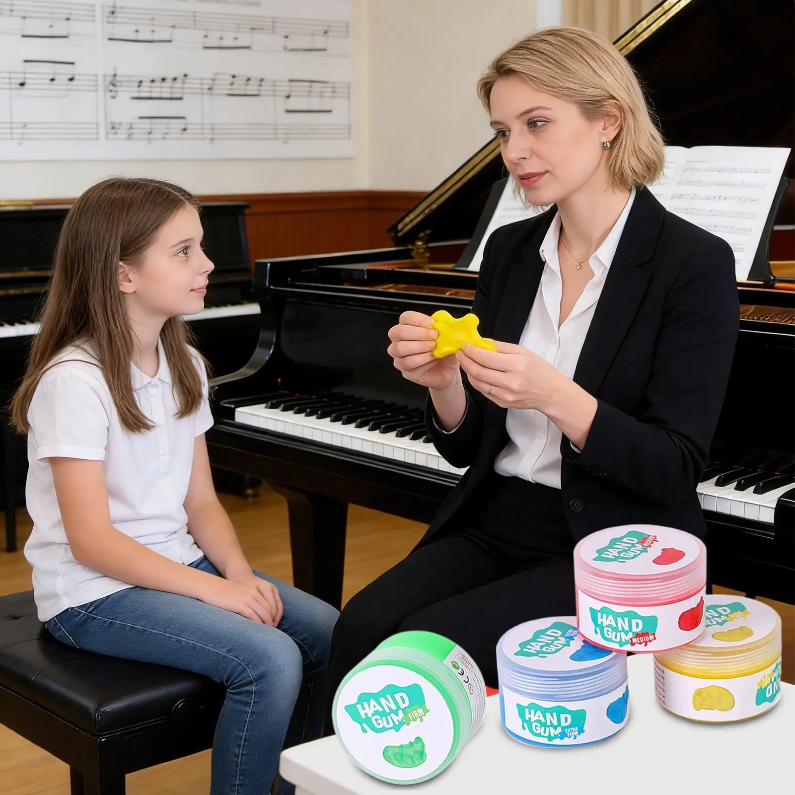 

Набор из 4 тренажеров для рук (грипперов) для развития силы хвата и мышц рук для женщин, мужчин, спортсменов, музыкантов, геймеров, художников, программистов