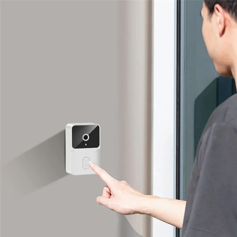 M15 Video Wireless Electronic Doorbell Outdoor Monitoring Video Tape Infrared Night Vision Home Voice Intercom EU-PLUG