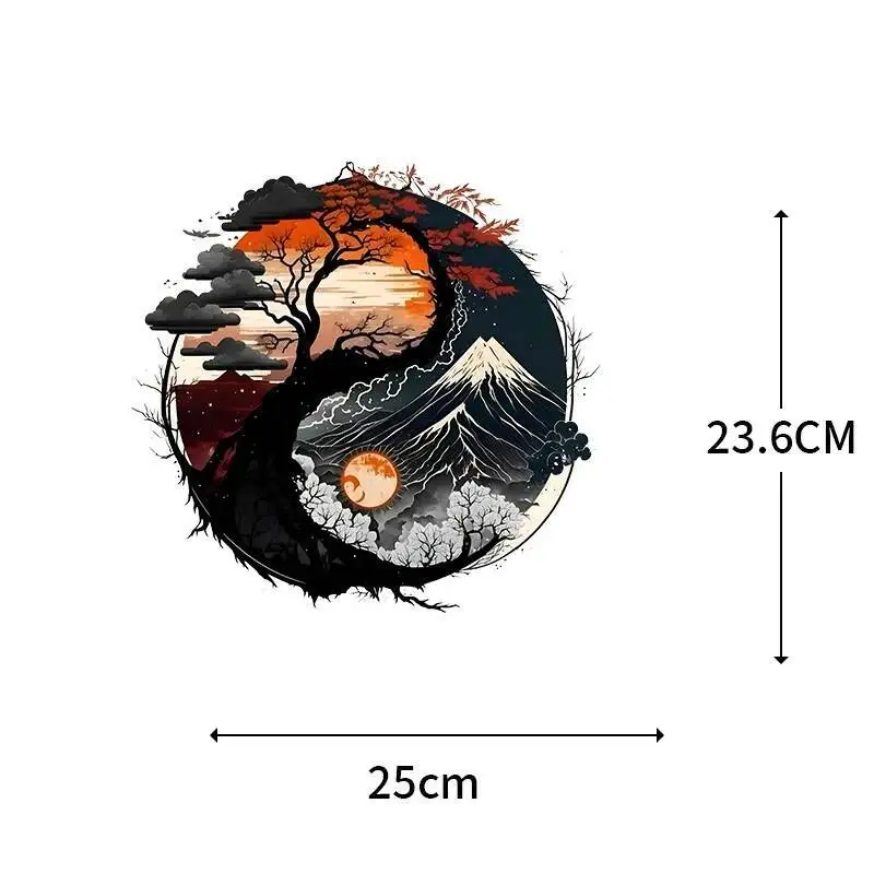 Japanese Bushido DTF Heat Transfer Iron On Men\'s and Women\'s T-shirts and hoodies DIY decorated with vinyl stripes