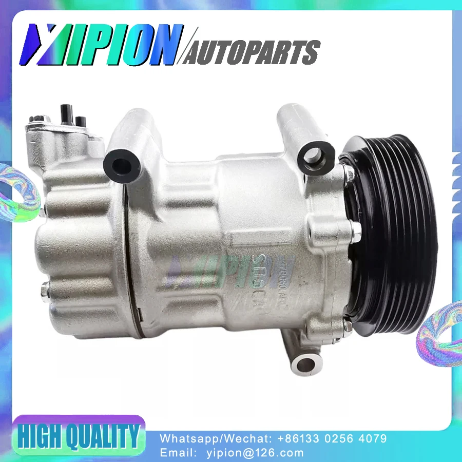 For Citroen c4 air conditioner compressor Citroen C3 C4 Berlingo SD6C12 9670318880 9659875780 9678656080 6453WK 6453WL 648701