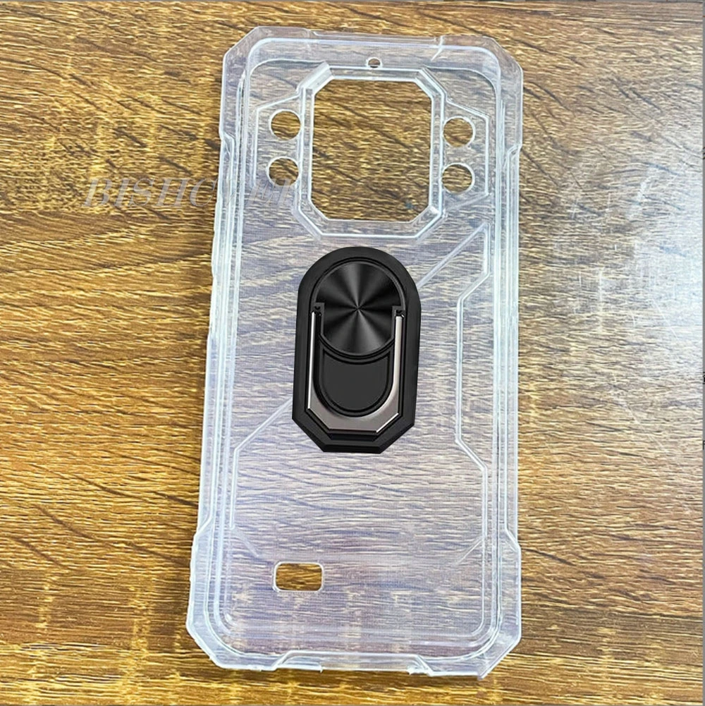 Magnet Phone Case For Cubot KingKong X Pro 6.72" Cubot King Kong XPro 2024 Shockproof Soft TPU Silicone Cover With Ring Holder