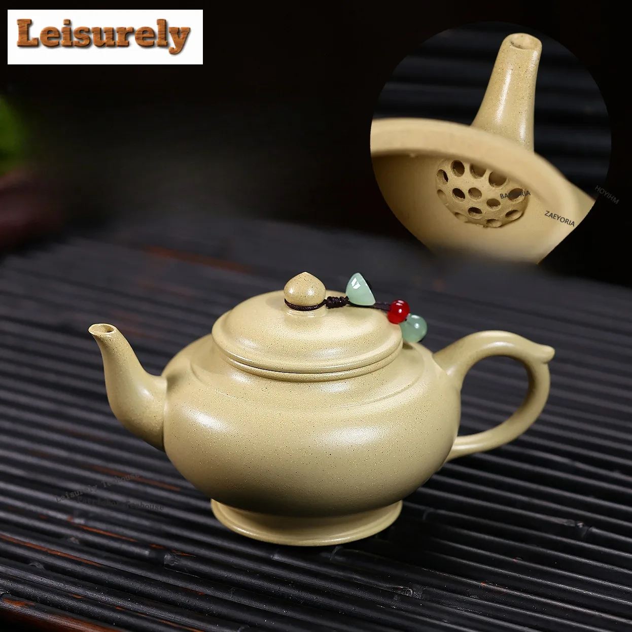 

210ml Aesthetic Yixing Purple Clay Teapots Handmade Laughing Sakura Pot Raw Ore Benshan Green Mud Kettle Zisha Tea Set Cha Gifts