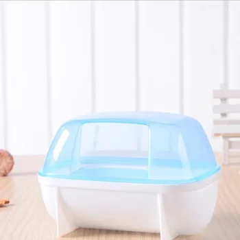 애완동물 햄스터 목욕 하우스 수영장 친칠라, 애완동물 먼지 모래 욕실 샤워 룸, 변기 햄스터 모래 욕실 변기 친칠라 목욕