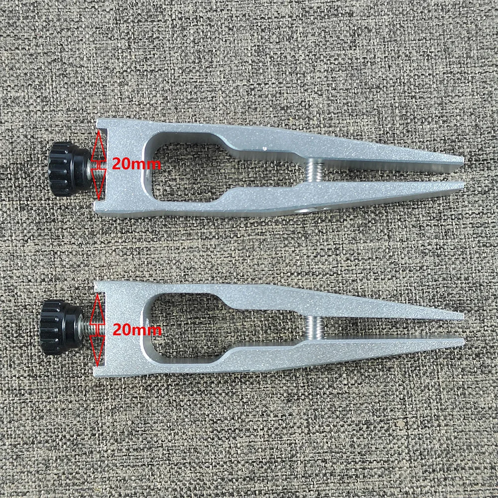 1 pair Knife blade Clamp For Apex Knife Sharpener Aviation aluminum alloy Good elasticity