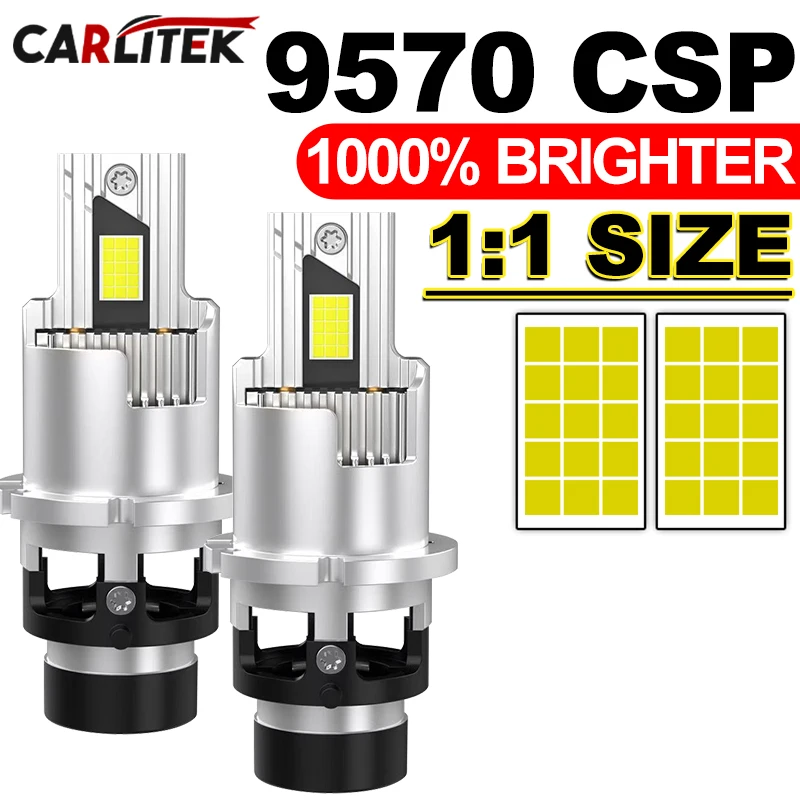 

D2S D4S Светодиодная лампа автомобильных фар D1S D3S D5 LED 1:1 Ксеноновые лампы Canbus D1R D3R D2R D4R D8S 6500K Белые автомобильные фары дальнего ближнего света