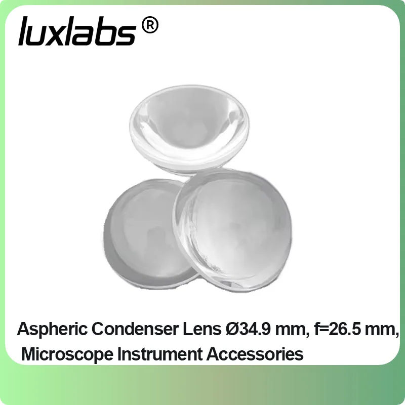

Aspheric Condenser Lens Ø34.9 mm, f=26.5 mm, Microscope Instrument Accessories