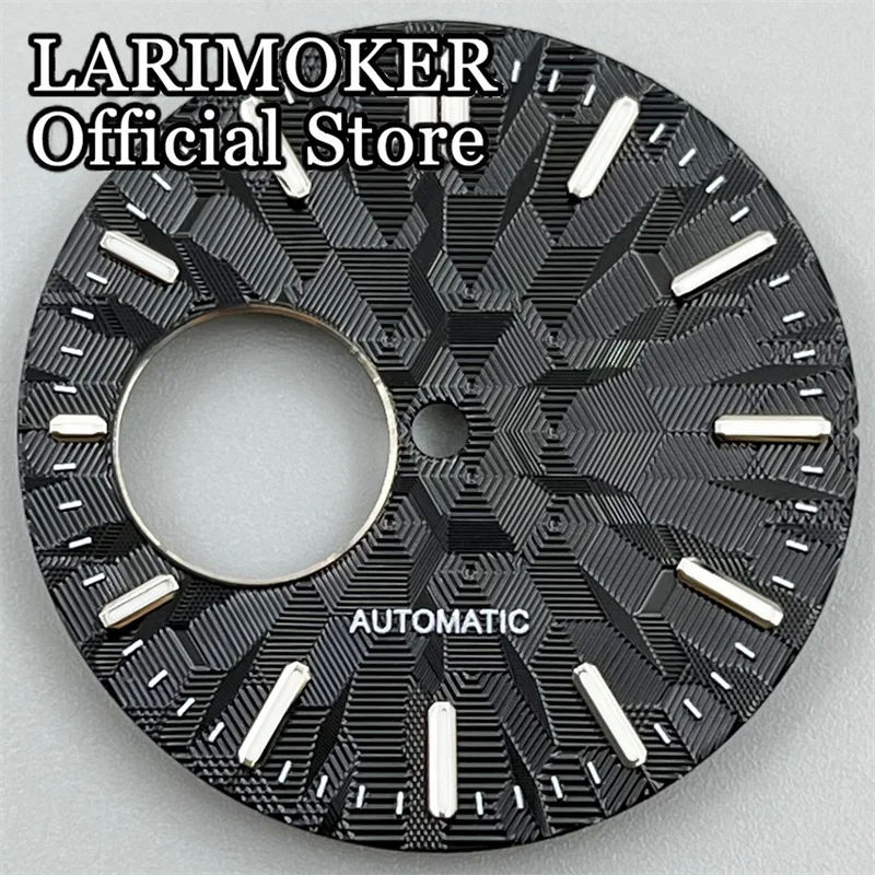 LARIMOKER 29mm/31mm Green Luminous Watch Dial Accessories Diving Texture Fit NH38 Movement