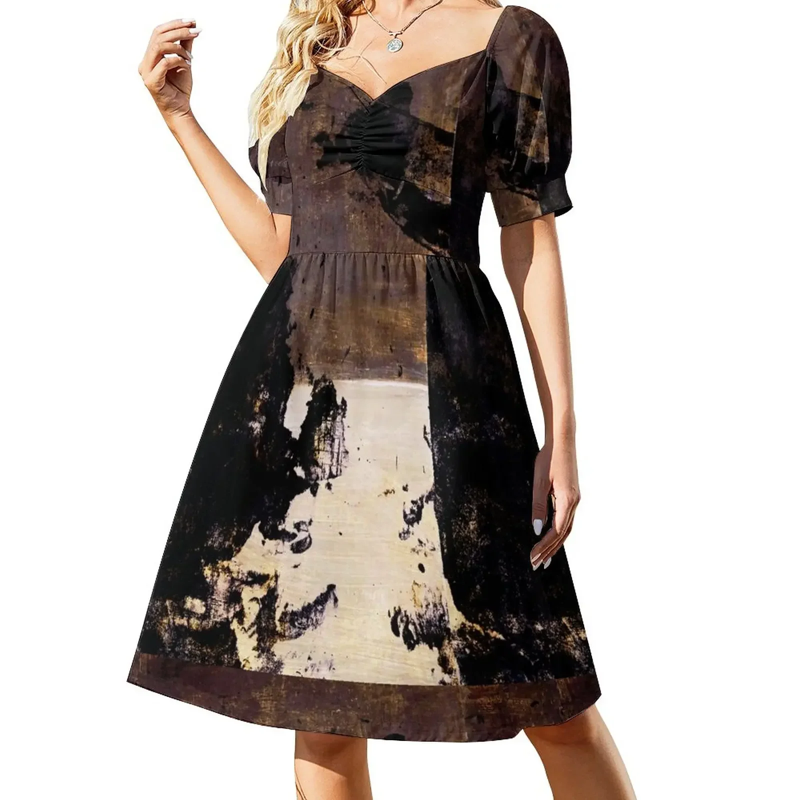 

Art Scratches Short-Sleeved Dress Women's summer skirt summer dresses women 2025 summer dress