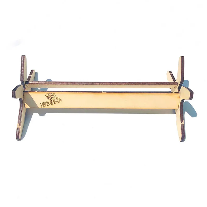 Support en bois pour bateau de Simulation RC, longueur 200mm hauteur 60mm, outil de Support d'affichage/stockage pour pièces de bateau à échelle modèle 1 pièce