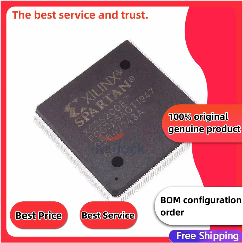 

1PCS XC2S200E-6FTG256C XC2S200E Packaged BGA256 Embedded Chip IC Original Spot