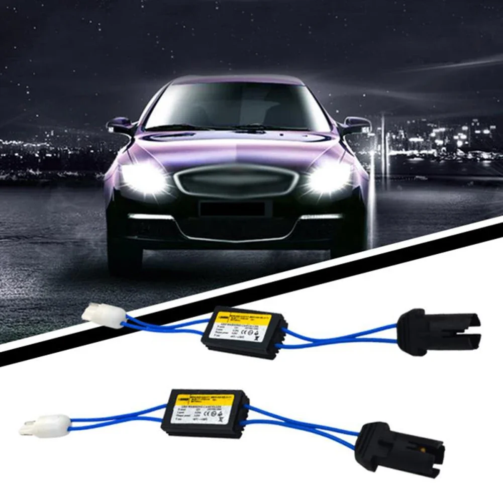 2-6Pcs Warning Canceller Decoder Canbus Cable T10 12V OCB Load Resistance Universal Car LED Decoder Car Light NO Error Plug