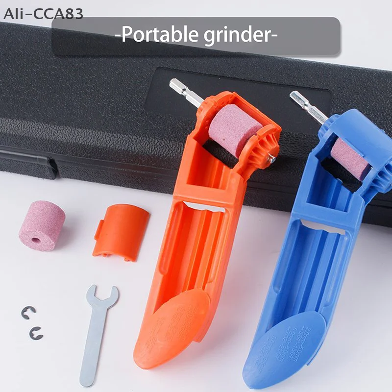 

1 Set Portable Drill Bit Sharpener Sharpening Tool Drill Sharpener Wrench Corundum Grinding Wheel Millstone Accessories Tool Set