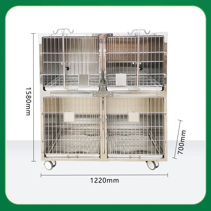 Inpatient Dog Cage Pet Hospital Constant Temperature Oxygen Chamber Breeding Isolation Cage Cat Cage Pet Store