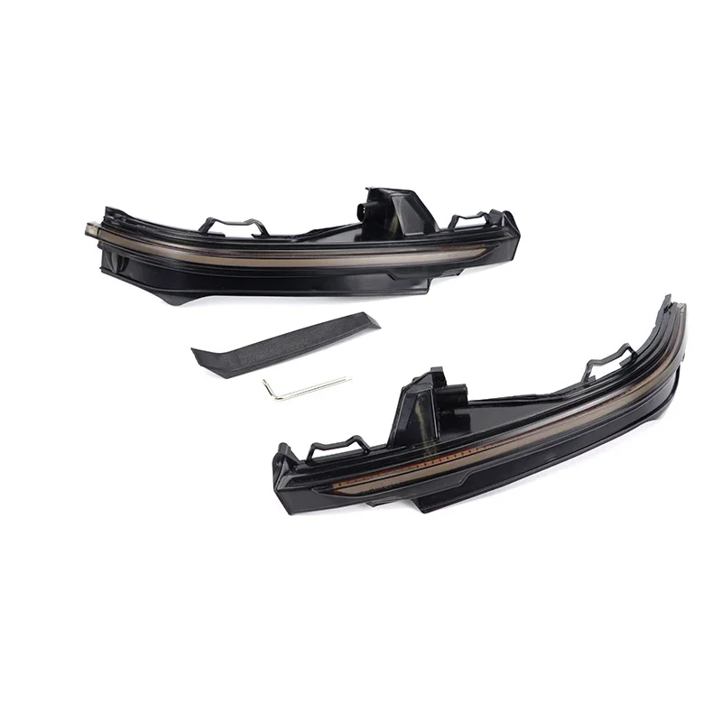 Dynamic Black LED Turn Signal Light Sequential Rearview Mirror Light For Audi Q5 SQ5 FY 2018-23, Q7 SQ7 4M 2016-2023