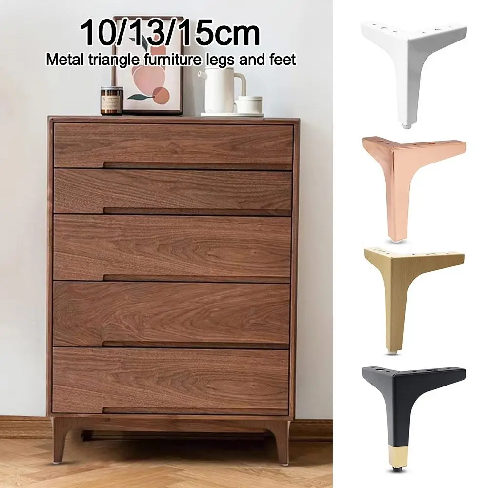

Металлические ножки для мебели, треугольная износостойкая тумбочка, ящик для хранения, сменные ножки, устойчивые к царапинам, ножки шкафа