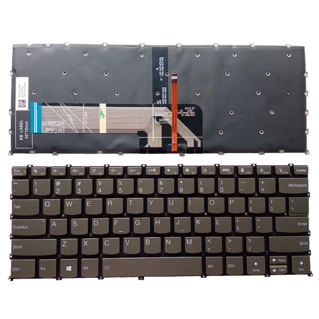 For Lenovo IdeaPad 3-14ABA7 3-14IAU7 82RM 82RJ 82H7 SN21B40961 Keyboard US backlit