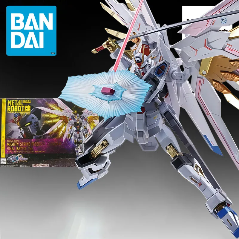 

Bandai Original METAL ROBOT Final Battle Version 140mm Anime Action Figures Toys for Christmas Gift Collectible Model Ornaments
