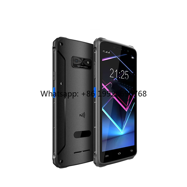 H518-F20 Android Smart PDA 5-Inch Screen NFC Barcode Scanner with IP67 Protection Grade CPU Processor Handheld Model in Stock