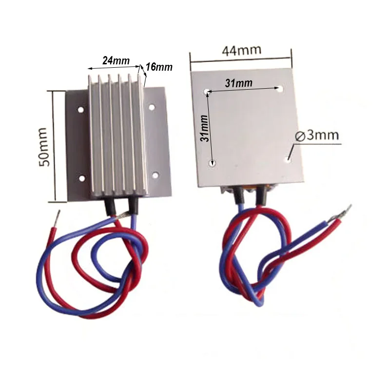 1PC 50x44x16mm PTC Auto Constant Temperature Comb-shaped Heating Plate for Incubation Drying Dehumidification 12V 24V 220V