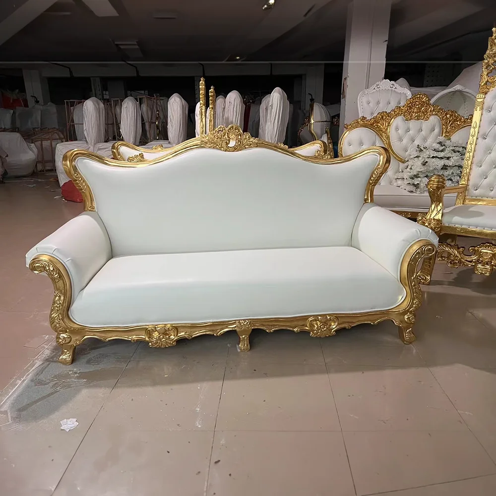 Luxury Royal Queen King Throne Sofa Chair Velvet Fabric Lazy Sofa Chair Furniture For Rental