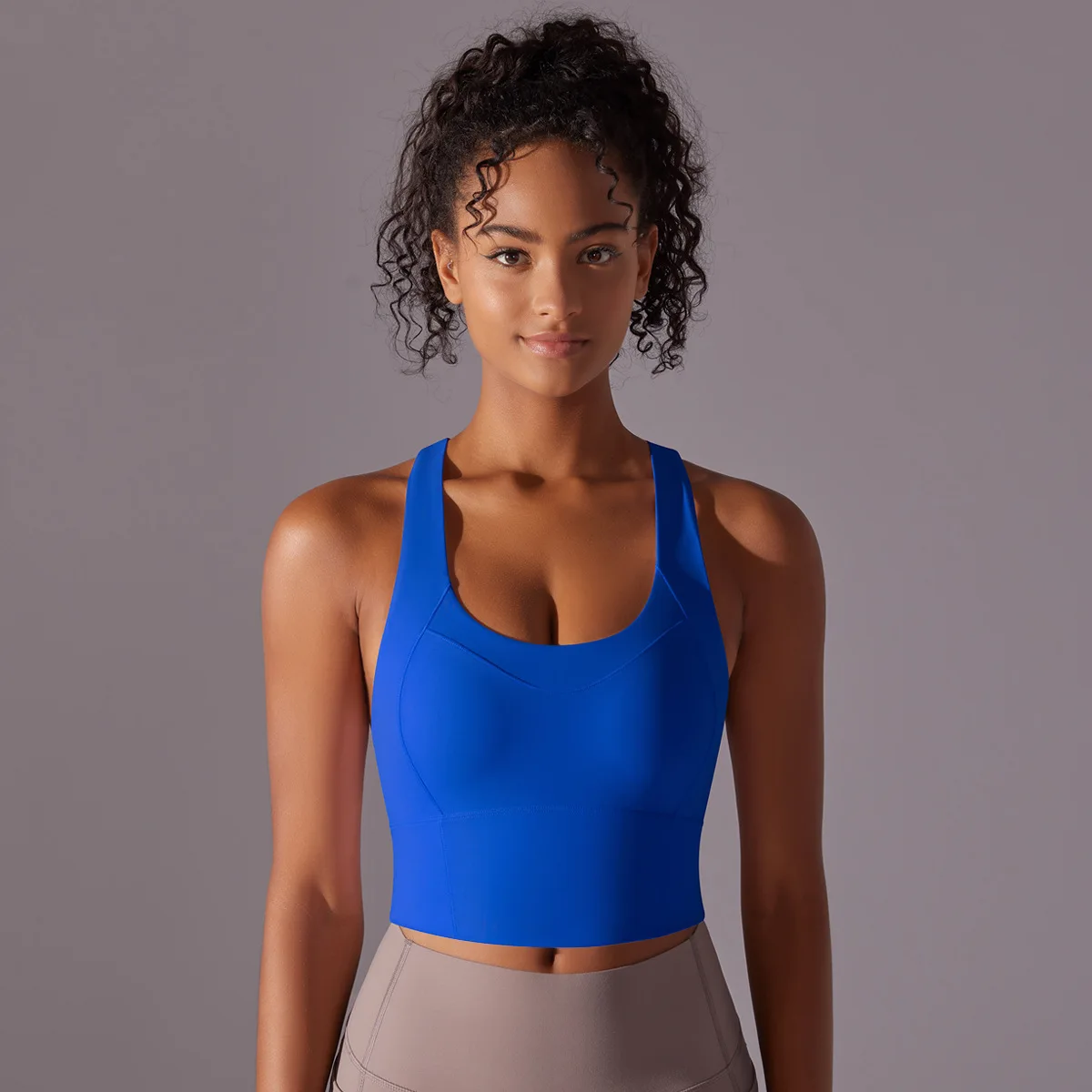 Dámské sportovní podprsenky na jógu, letní 2025, fitness, push-up, spodní prádlo, sportovní oblečení, dámské crop topy, oblečení na jógu - náhled 6