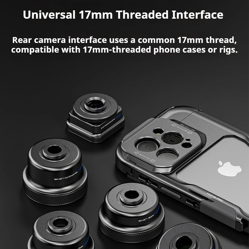 NEEWER External Phone Lens For iPhone Android Wide-angle Lens Portrait Lens Macro Lens Movie Lens Fisheye Lens For Phone