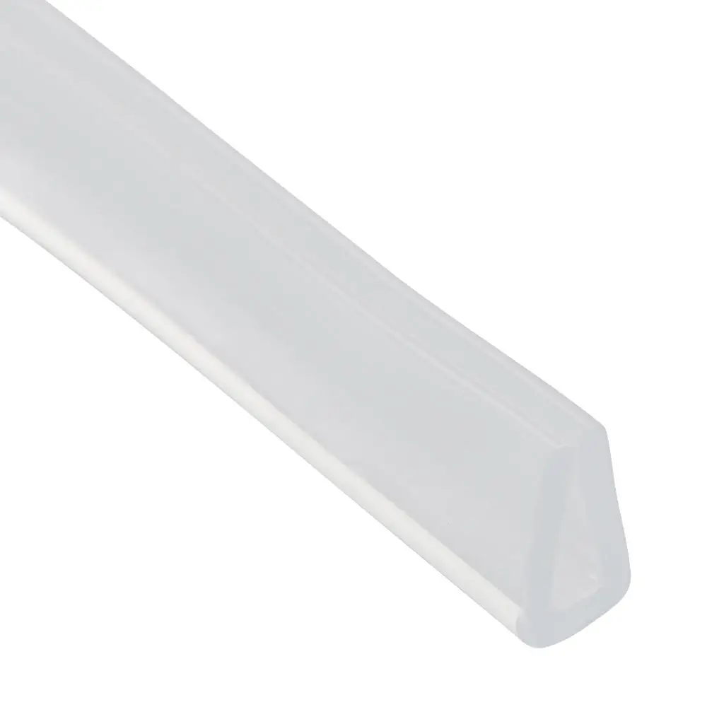 2 Meters U-channel Rubber Edging Sealing Strip Shower Door Glass Sealing Tape Edge Guard Weatherstrip Multiple Size