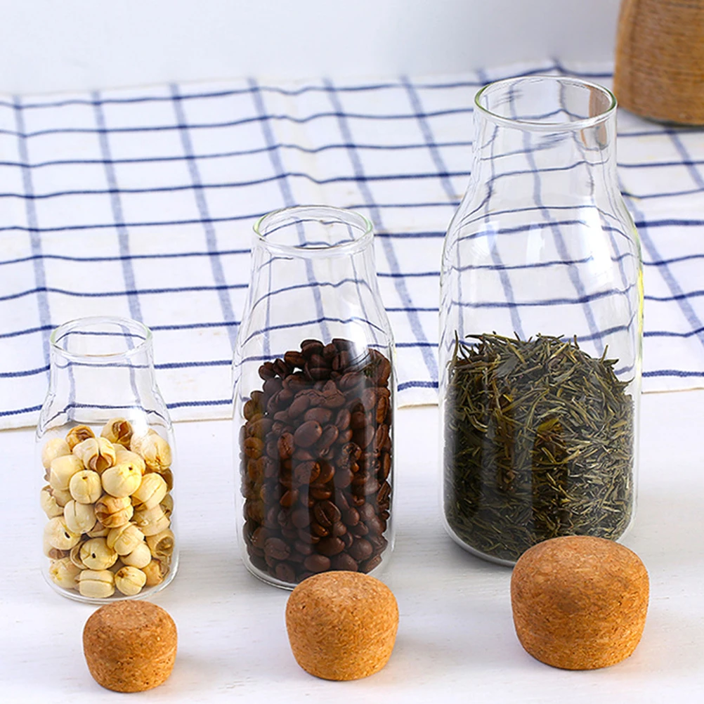 

Airtight Glass Storage Jar Food Grade Sealed Container Moisture Proof Kitchen Honey Biscuits Container 150Ml S Size
