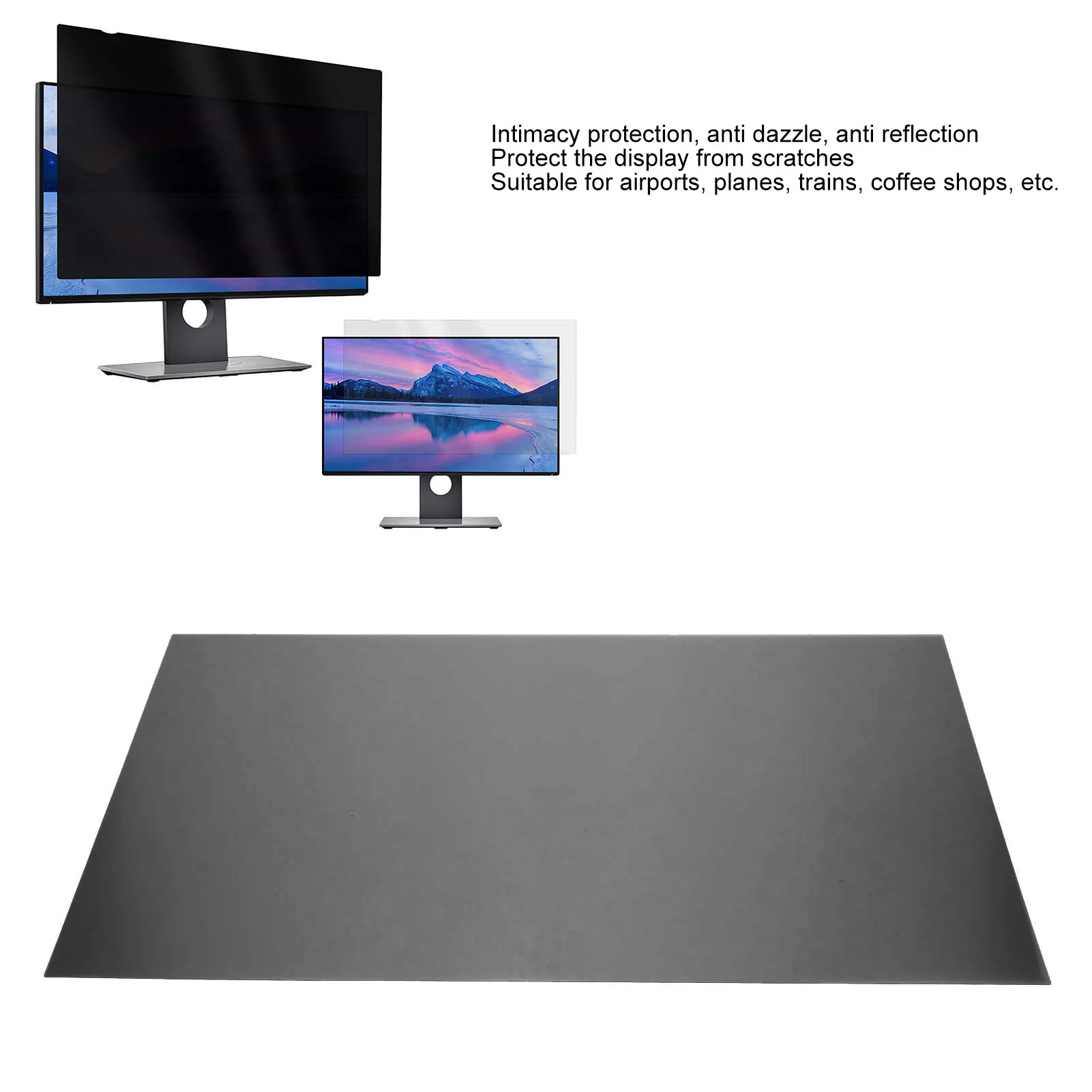 

Blue Light Screen Protector Film 24 Inch Computer Privacy Screen Filter Aspect Ratio 16:9 Anti Peep Eye Caring for Computers