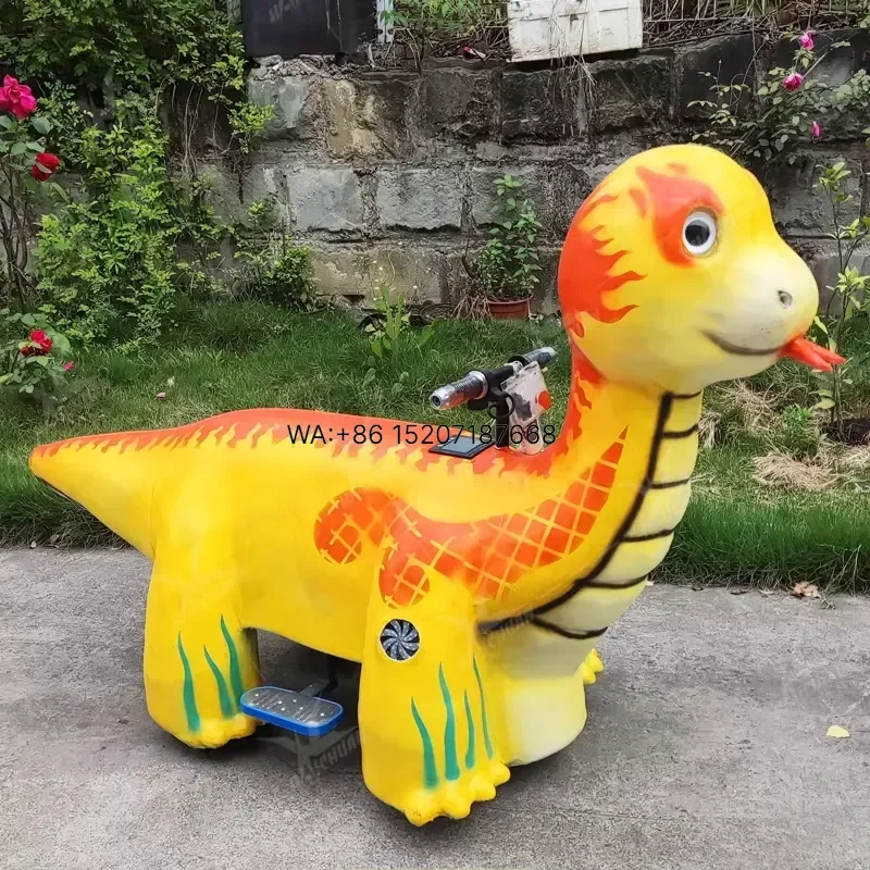Wmwmnu New Arrival Cartoon Snake Animatronic Animal Robot Remote Control Kids Ride for Shopping Mall Playhouse