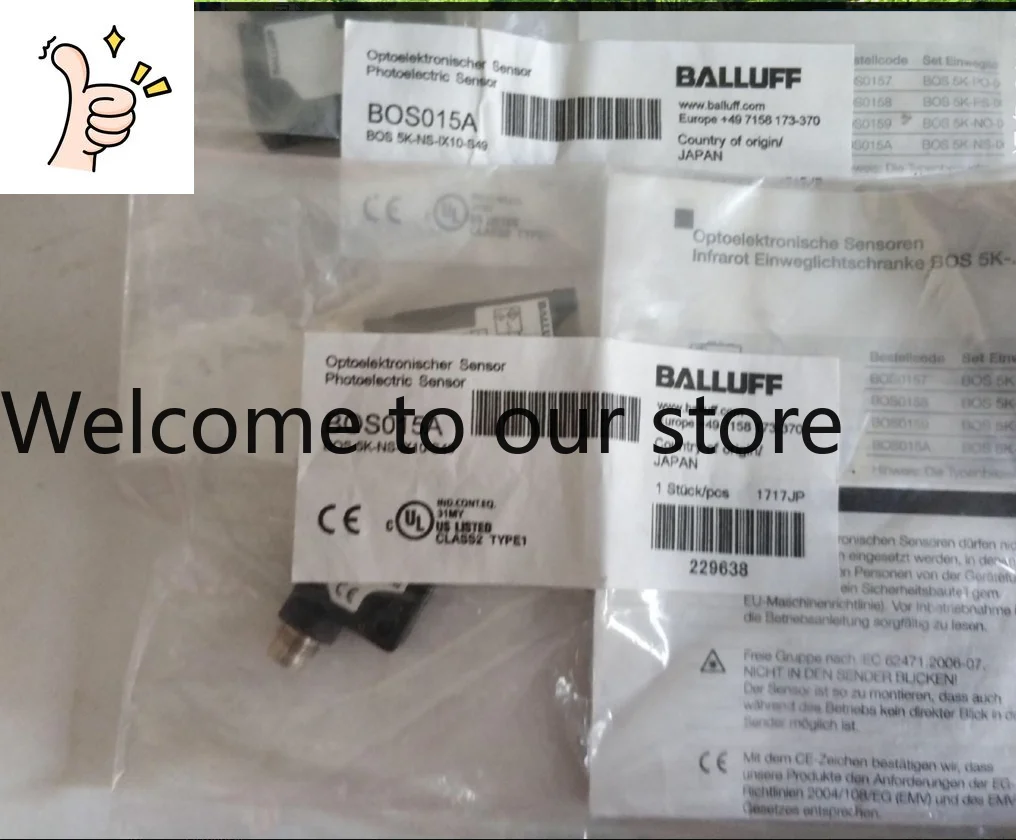 BOS015A BOS 5K-NS-IX10-S49 Original Genuine BALLUFF Balluff Sensor