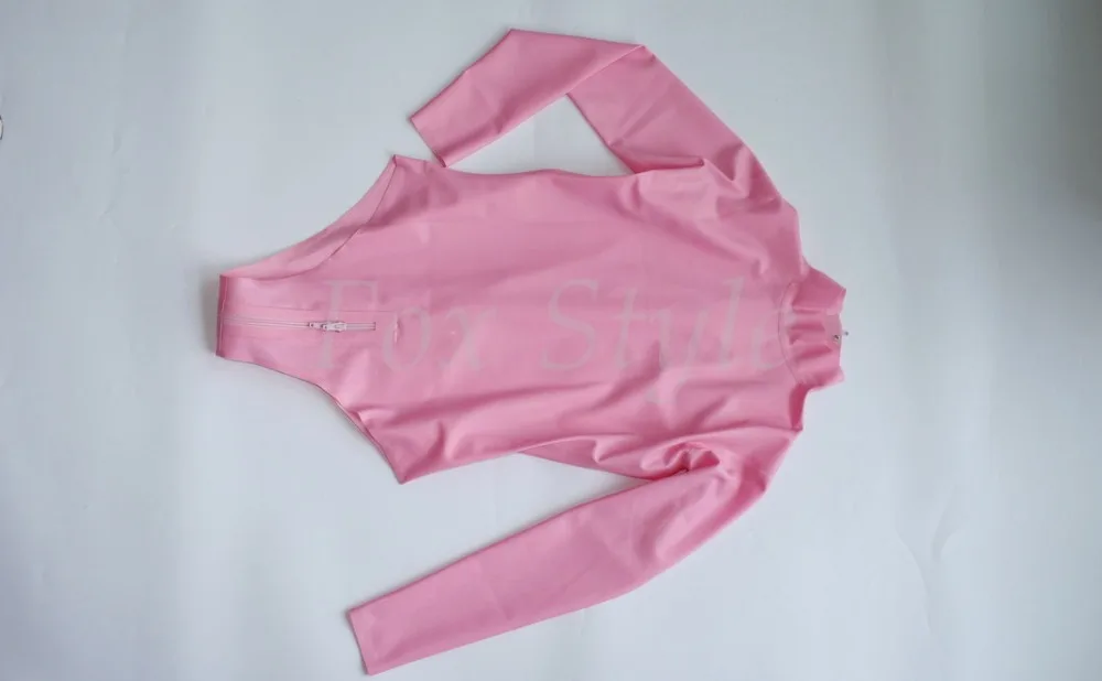 

Latex transparent and female's rubber bodysuit red color clear for woman fox style SEXY LIFE catsuit bikini