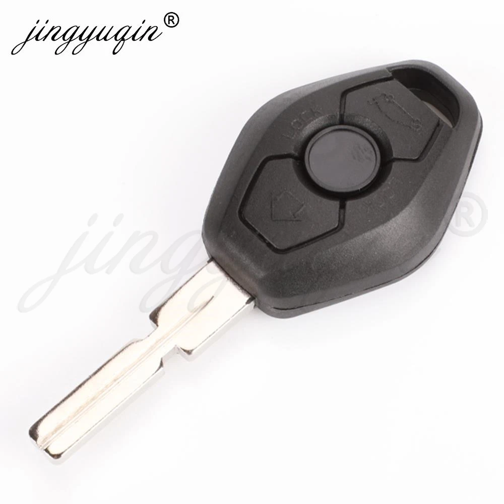 jingyuqin Remote Replacement Car Key Shell Fob Case Cover For BMW 3 5 7 SERIES Z3 Z4 X3 X5 M5 325i E38 E39 E46 3 Button