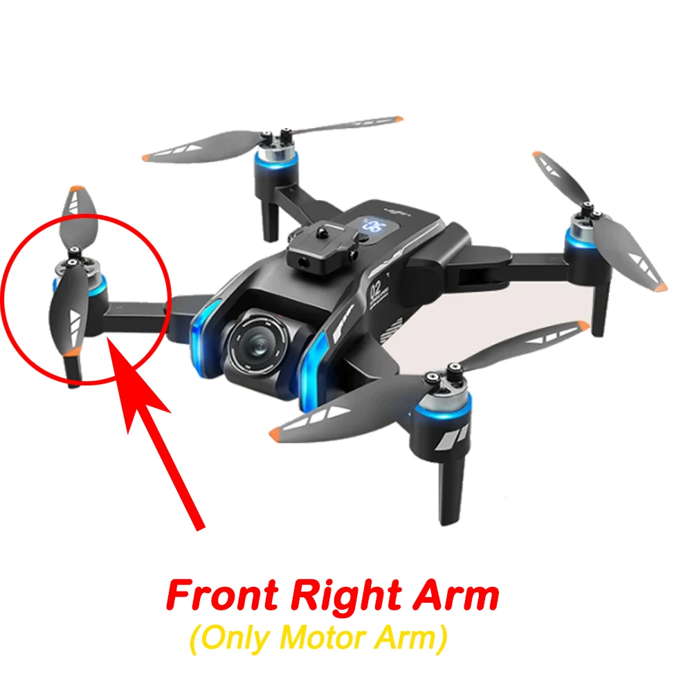 LSRC XT808 Original Motor Arm Spare Part Front / Rear Left / Right Arm with Brushless Engine XT808 Motor Arm Accessory