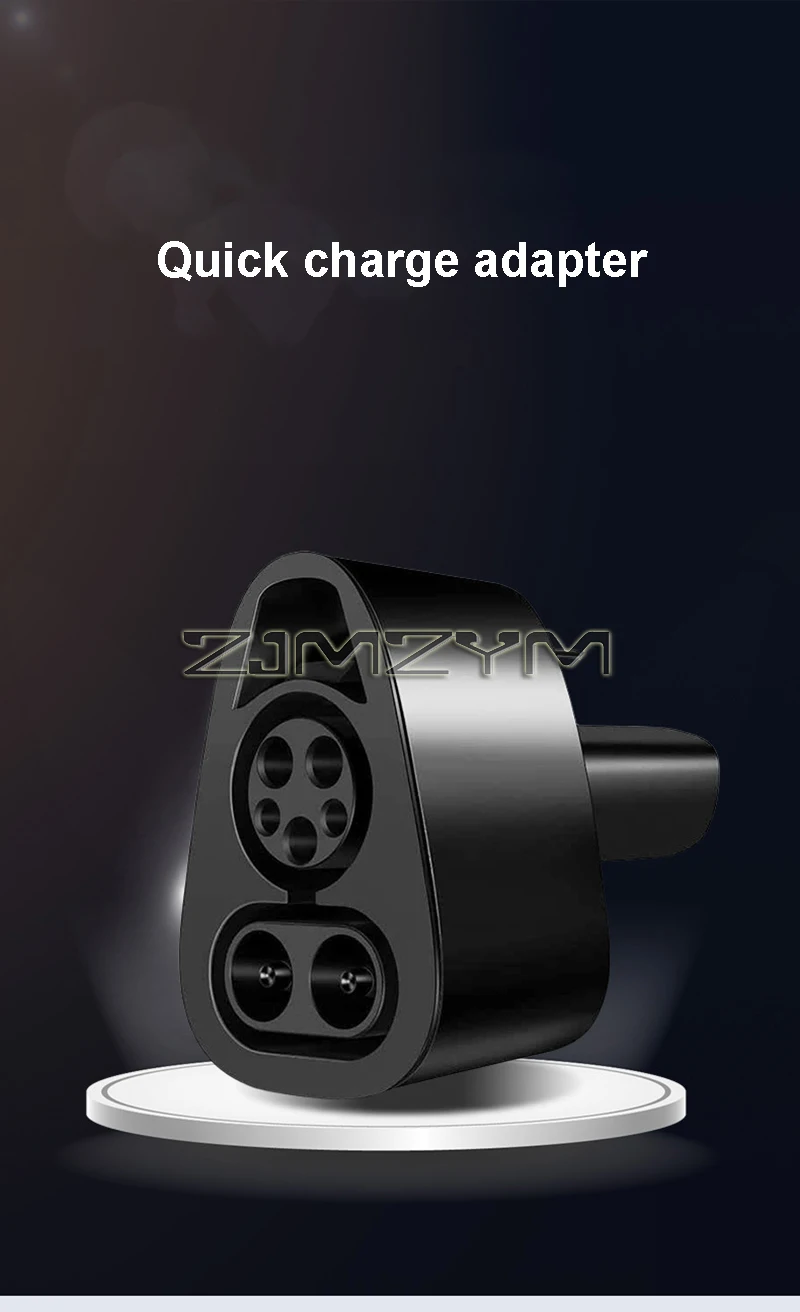 CCS1 Ladegerät Adapter Für Tesla Modell 3/S/X/Y Bis zu 250KW DC Ladegerät Combo Schnelle lade Konverter Neue Energie Fahrzeug Zubehör – Detail 1