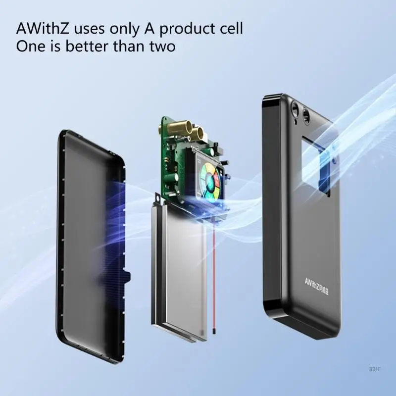 AWithZ U3 plus แบบพกพาขนาดเล็กจุดเครื่องเชื่อมจุดเชื่อมเครื่องแบตเตอรี่บัดกรีจุดเครื่องเชื่อมซ่อมเครื่องมือ 7500mAh