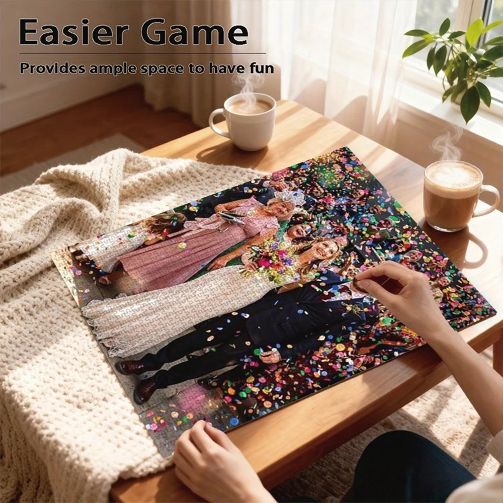35/300/500/1000pcs Personalized Custom Photo Puzzle Couple Photos for Adults Kids Toys Handmade Gifts