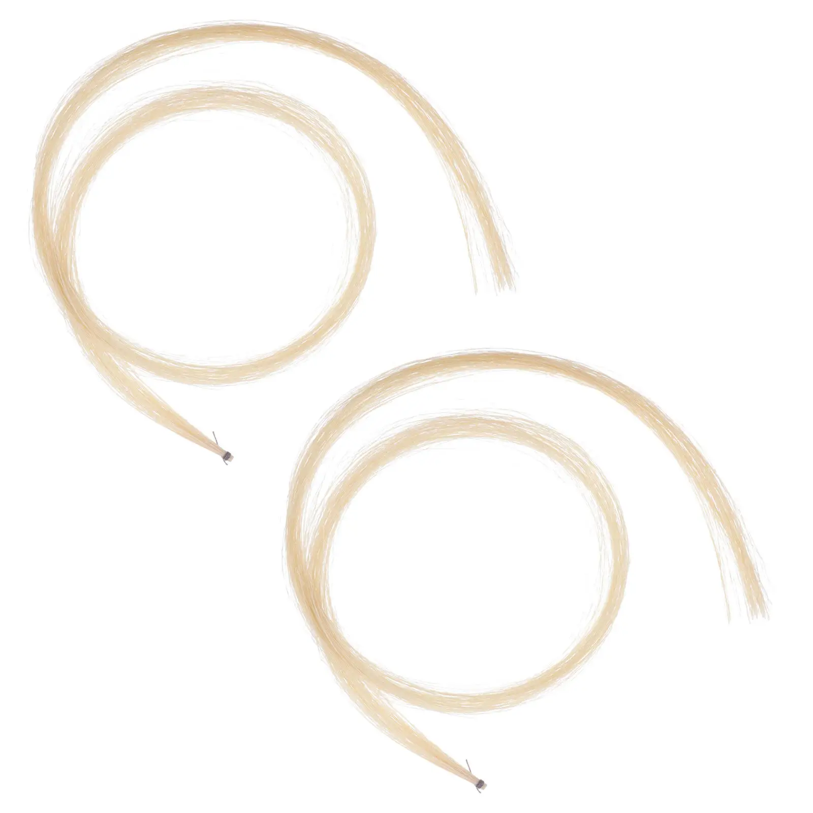 2Sets Horsehair for Violin Bow Cello Bow Hair Replacement Ergonomic Design Musical Instrument Parts Repair Performance Practice - view 2