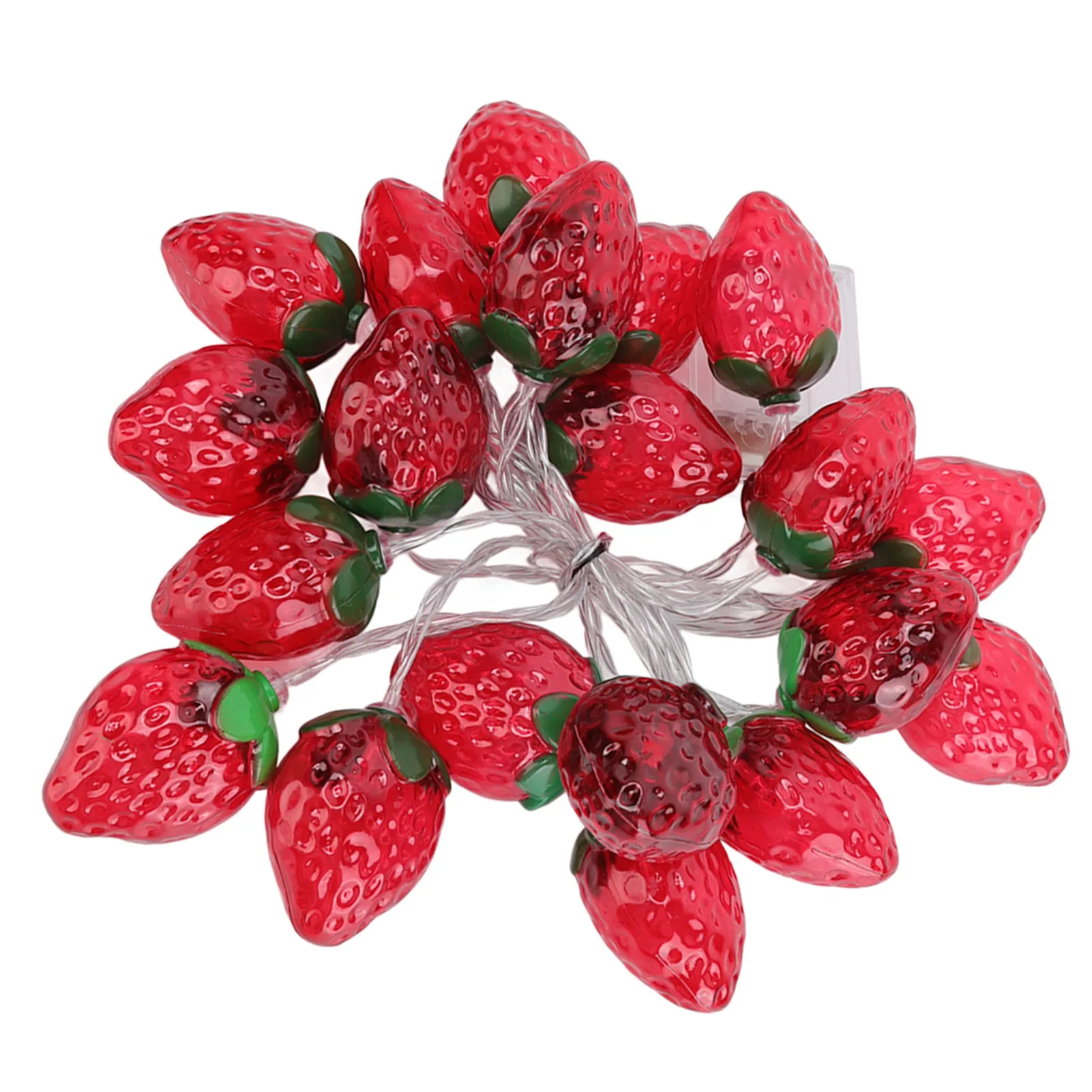 bateria operado fruit string lights strawberry lamp casamento aniversario festas de natal 98ft 20leds 01