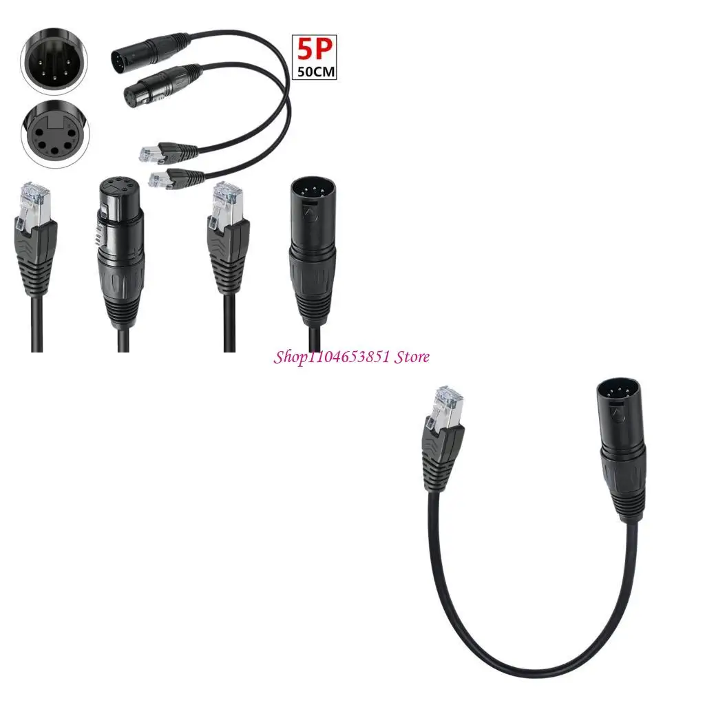 Projeto travamento do adaptador XLR5P para RJ45 para iluminação estágio