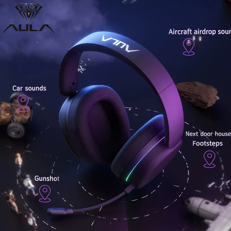 AULA G7 PRO Wired/Bluetooth/2. - đánh giá và giá Gaming Headset With Mic Rgb