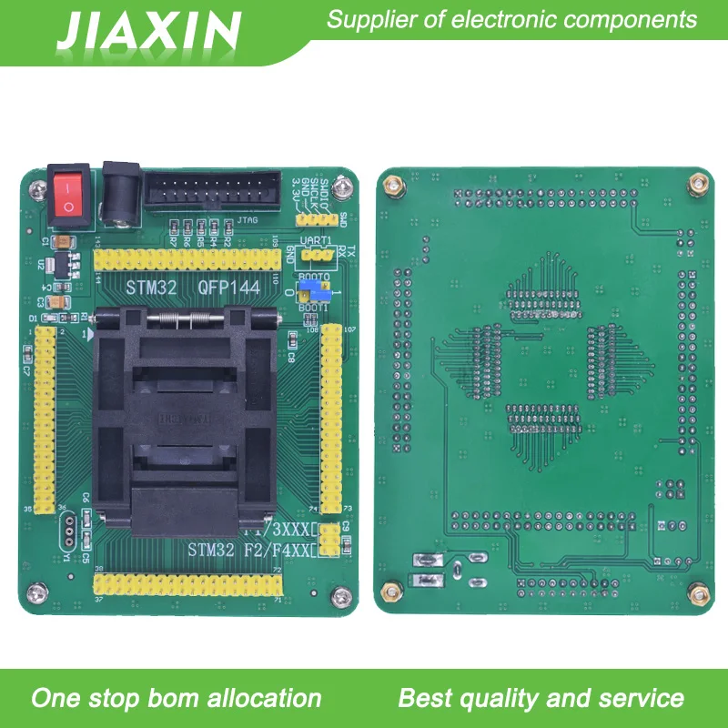 

STM32F10xZ STM32L1xxZ STM32F2xxZ STM32F4xxZ Yamaichi IC Test Socket Programming Adapter 0.5mm Pitch STM32 QFP144 OTP Writer