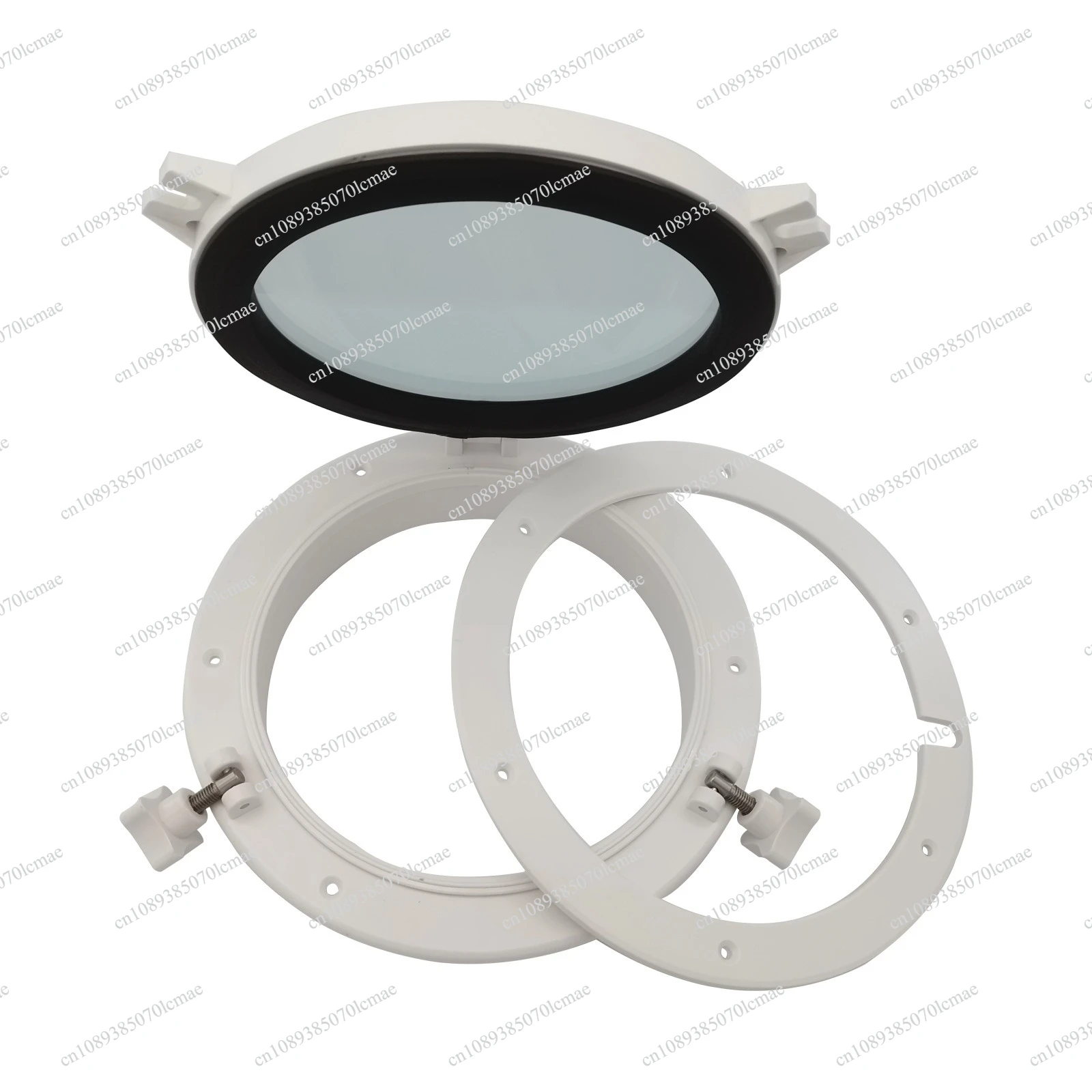 Circular Feature Skylight, 215MM 265MM Round Roof Window, White / Black Color Optional